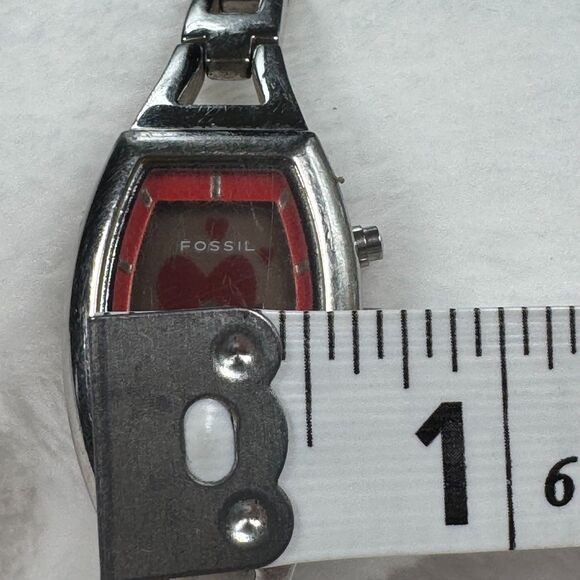 Vintage Fossil Animated  Flashing Heart Watch Big Tic ES-9566 Womens Quartz Y2K main image 9